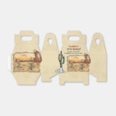Wild West Cowboy Birthday Party Geschenkschachtel (Ungefaltet)