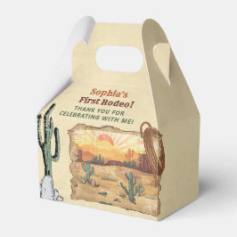Wild West Cowboy Birthday Party Geschenkschachtel