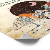 Wild West Cowboy Birthday Party Table Sign Poster (Ecke)