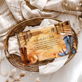 Wild West Cowboy Books for Baby Begleitkarte