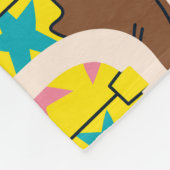 Wild West Cowboy Boots: Modekonzepte Muster Fleecedecke (Ecke)