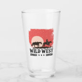 Wild West Cowboy Glas (Vorderseite)