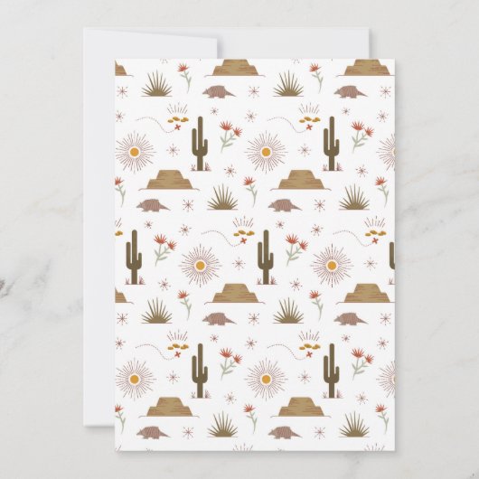 Wild West Cowboy Hat Boots Western Birthday Party Einladung (Rückseite)