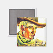 Wild-West-Cowboy-Magnet Magnet (Vorderseite/Rückseite)