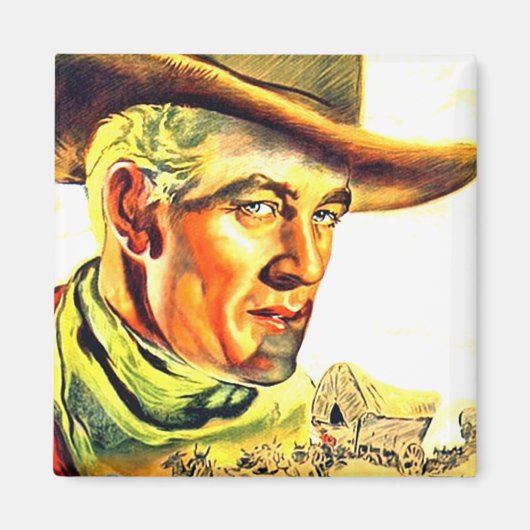 Wild-West-Cowboy-Magnet Magnet (Vorne)