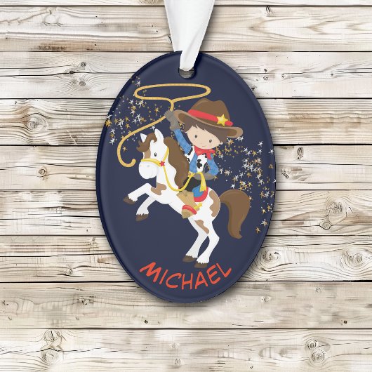 Wild West Cowboy Ornament