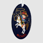 Wild West Cowboy Ornament (Vorderseite)