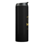 Wild West Cowboy Personalisierte Monogram-Trauzeug Thermosbecher (Nach links gedreht)