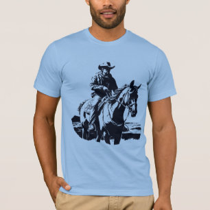 Wild West Cowboy Pferdereiten T-Shirt