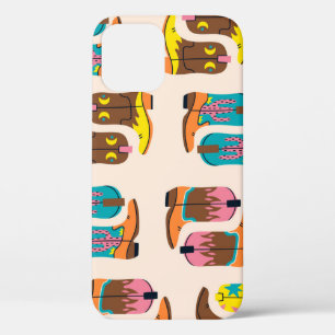 Wild West Cowboy-Stiefel: Modekonzept Muster Case-Mate iPhone Hülle