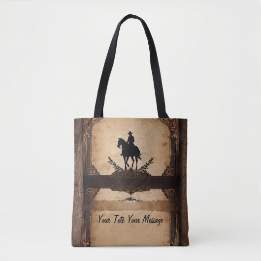 Wild West Cowboy Tasche (Vorderseite)