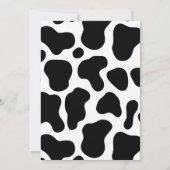 Wild West Cowgirl Geburtstagsparty danke Karte (Rückseite)