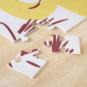 Wild West Cowgirl: Vintage Linie Zeichnend. Puzzle (Seite)