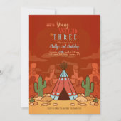 Wild-West-Einladung Einladung (Vorderseite)