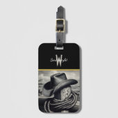 Wild West Elegance Gepäckanhänger (Vorderseite Vertikal)