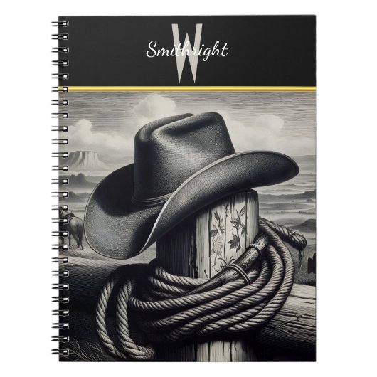 Wild West Elegance Notizblock (Vorderseite)