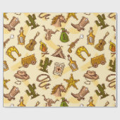Wild West Geschenkpapier (Flach)