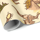 Wild West Geschenkpapier (Rolleneckpunkt)