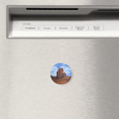 Wild West Himmel Knopf Magnet (In Situ (Geschirrspüler))
