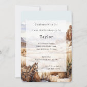 Wild West Horse Birthday Einladung (Vorderseite)