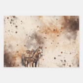 Wild West Horse Birthday Geschenkpapier Set (Vorderseite 3)