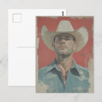 Wild West Icon: Vintager Cowboy der 50er Jahre