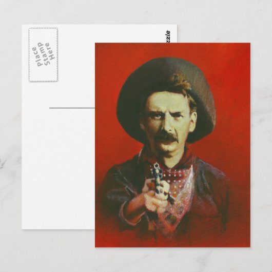 Wild West Illustriert Postkarte (Vorne/Hinten)