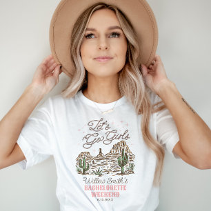Wild West Junggesellinnenabschied Los geht's Mädch T-Shirt