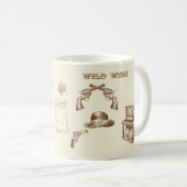 Wild West Kaffeetasse (VorderseiteRechts)