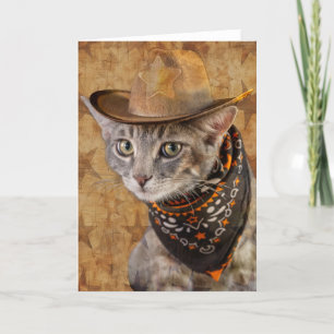 Wild West Kitty Notecard Ankündigung