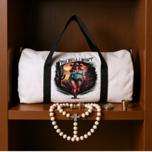 Wild West Königin: Der Charme der Cowgirls Duffle Bag