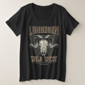 Wild West Leather Goods Große Größe T-Shirt (Design vorne)
