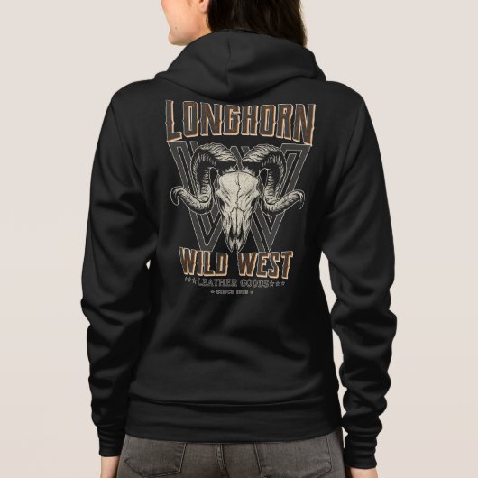 Wild West Leather Goods Hoodie (Rückseite)