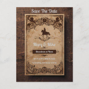 Wild West Novelty Wedding Einladung