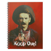 Wild West Outlaw Note Pad Notizblock (Vorderseite)