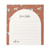 Wild West Party Time Capsupad Notepad Notizblock (Vorderseite)