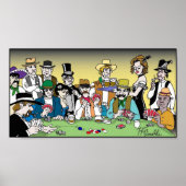 Wild West Poker Game Poster (Vorne)