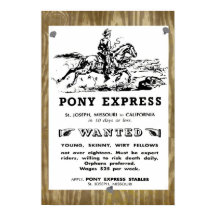 Wild West Pony Express Riders