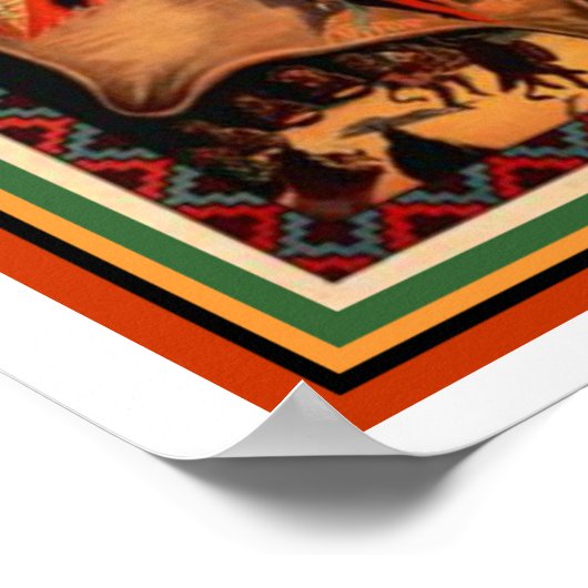 Wild West Ranch Poster 12 x 16 (Ecke)