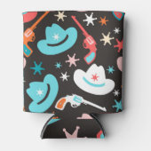 Wild West, Revolvers Cowboy Pattern. Dosenkühler (Vorderseite)