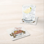 Wild West Rodeo Baby Shower Rechteckiger Pappuntersetzer (Vor Ort)