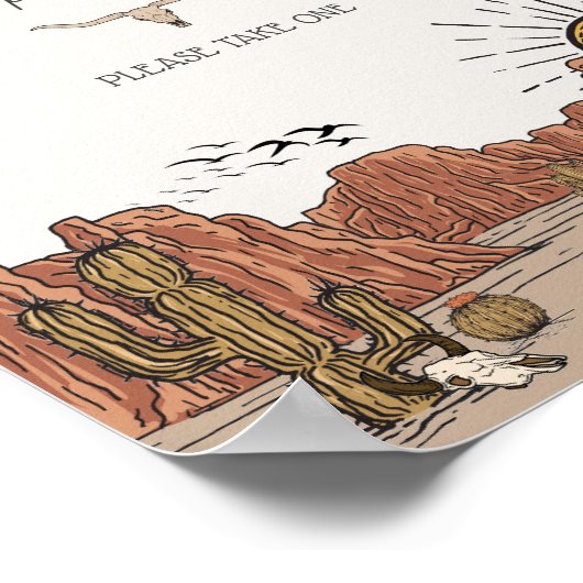 Wild West Rodeo bevorzugt Party Poster (Ecke)