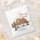 Wild West Rodeo Birthday Party Geschenktütchen (Ausgeschnitten)