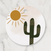 Wild West Rodeo Cowboy Geburtstag vielen Dank Geschenkanhänger (Rückseite)