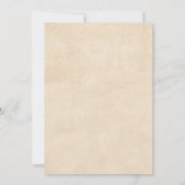 Wild West Rodeo Cowboy Geburtstagsparty Einladung (Rückseite)