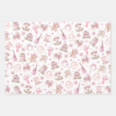 Wild West Rodeo Cowgirl Geschenkpapier Set (Vorderseite 3)