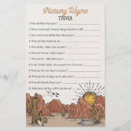 Wild West Rodeo Kinderzimmer Rhyme trivia Babydusc