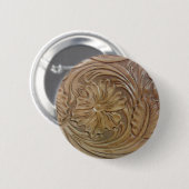 Wild West Rose Button (Vorne & Hinten)