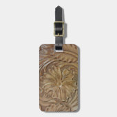 Wild West Rose Gepäckanhänger (Vorderseite vertikal)