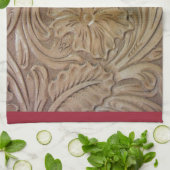 Wild West Rose Geschirrtuch (Gefaltet)